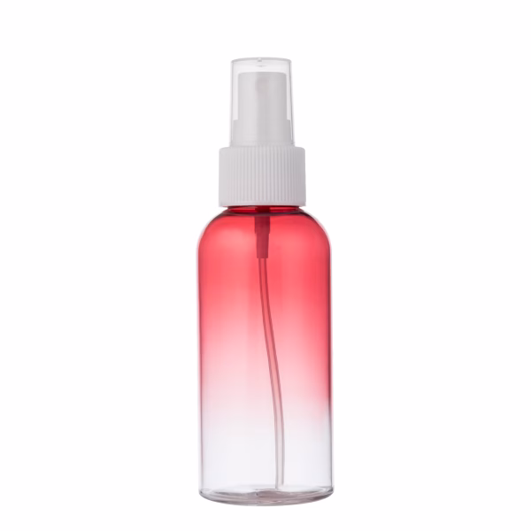 Red Standard Boston Round Pump Bottle G2628