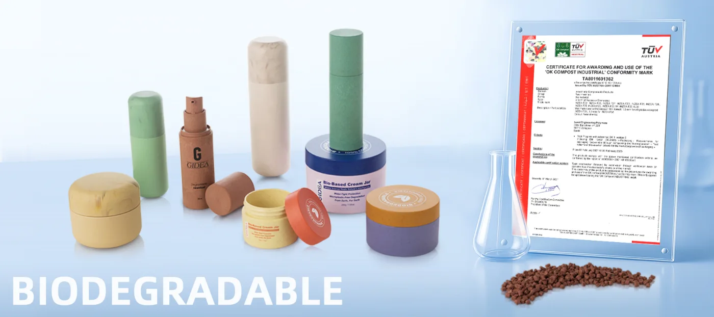 biomaterials jars and b4 wood bottles