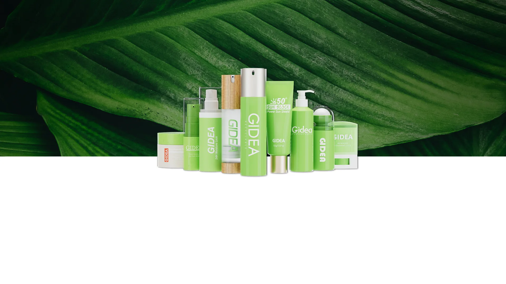 eco-friendly skincare packaging -Gidea