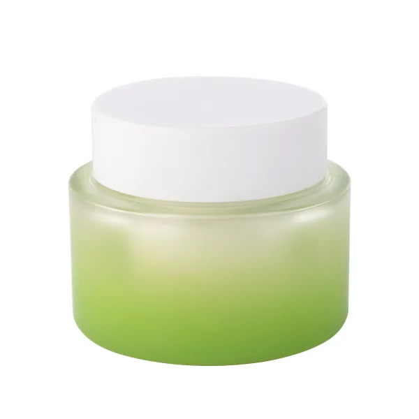 Cream Jar Frosted G1137-1