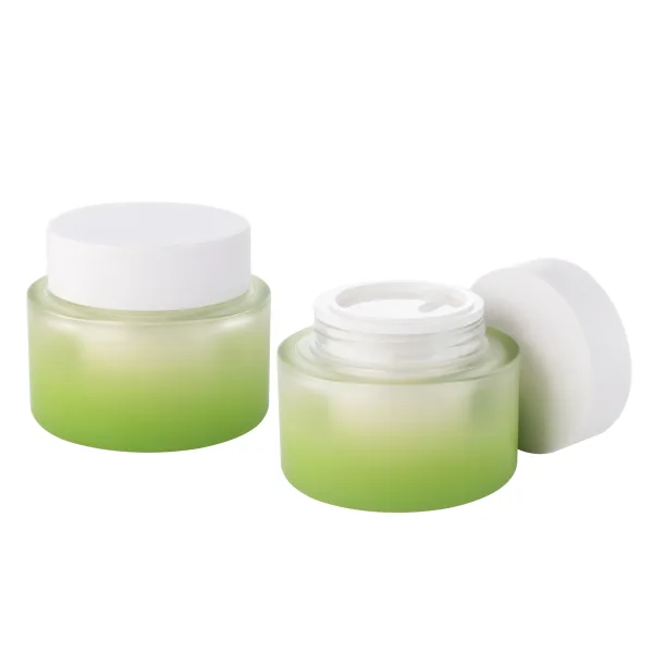 Cream Jar Frosted G1137-7