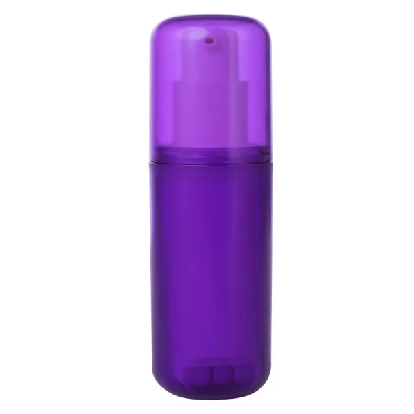 Refillable Purple Cylinder PLA Pump Bottle