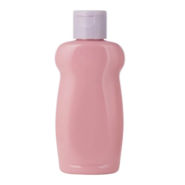 Unique Shape Pink PET Bottle With Flip-Top