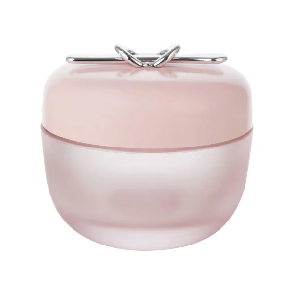 Elegant Pink PETG  Skincare Jar With Hygienic Spatula