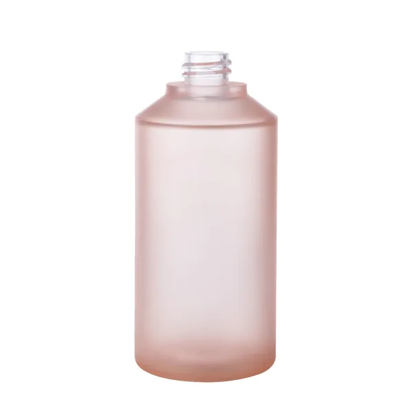 PETG Round Transparent Pink Dropper Bottle