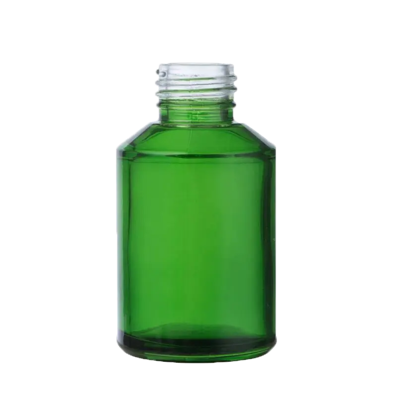 Green-Glass-oil-essential-bottle
