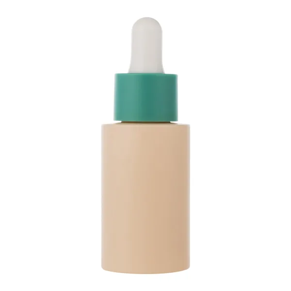 PET Cylinder Beige Dropper Bottle