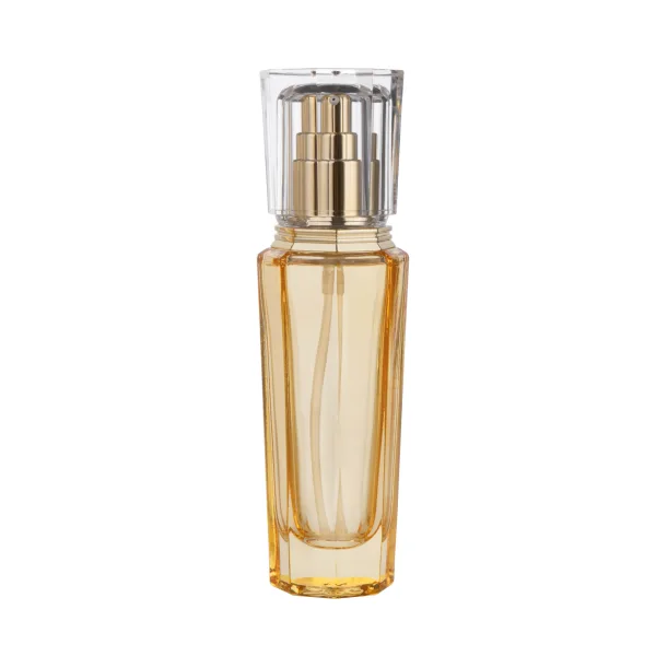 Pentagonal Shape Glass Perfume Bottle with Acrylic Cap G2795-1