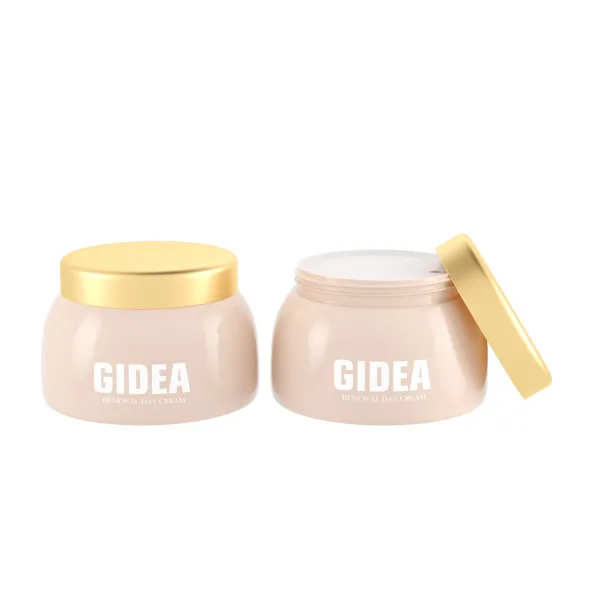 PP Plastic Oval Designer Jar with Cap