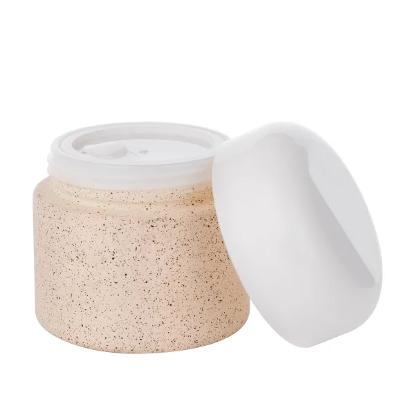 Round Glass Jar with Leak-Proof Lid G1385