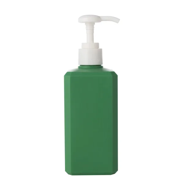 Green HDPE Plastic Lotion Bottle Shampoo Bottle